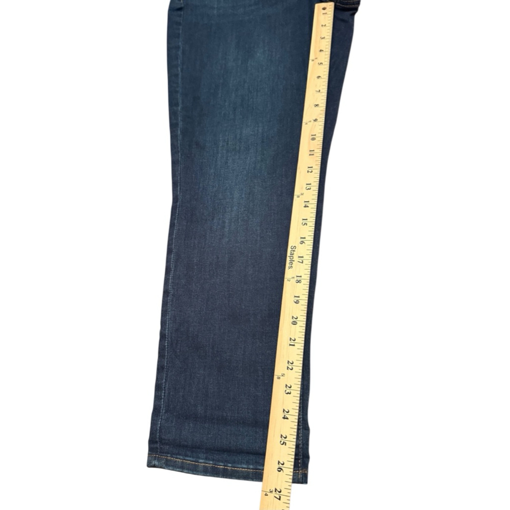 NYDJ Blue Mariot Girlfriend Straight Leg Jeans 8P NWT - Picture 8 of 9